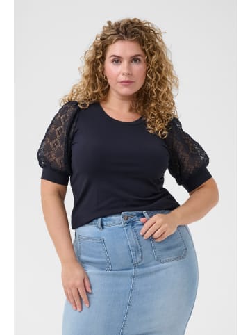 KAFFE curve T-shirt KCtana Regular fit in Midnight Marine