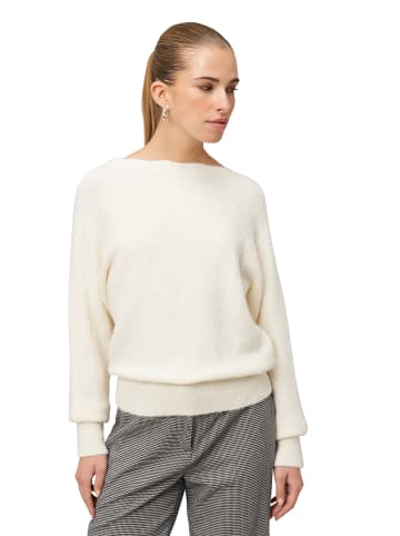Zero  Strickpullover mit U-Boot Ausschnitt in Eggnog