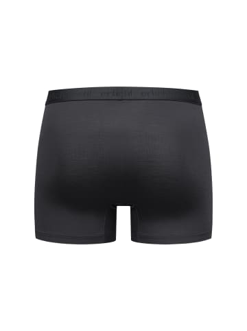 Erlich Textil  Light Touch enge Boxershorts aus weichem Lyocell - feuchtigkeitsregulierend in anthrazit