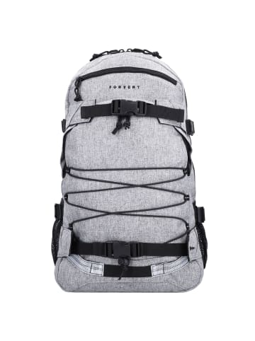 FORVERT Melange Rucksack 48,5 cm Laptopfach in grey melange