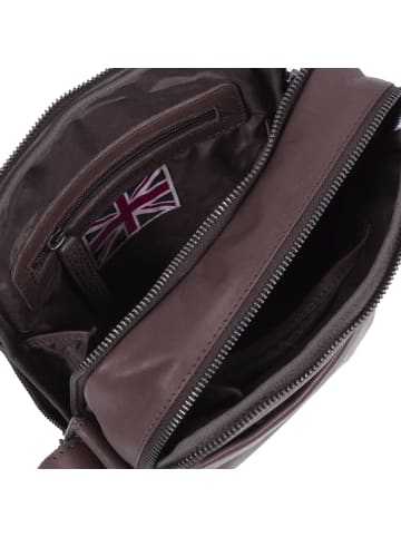The Chesterfield Brand Wax Pull Up Umhängetasche Leder 19.5 cm braun