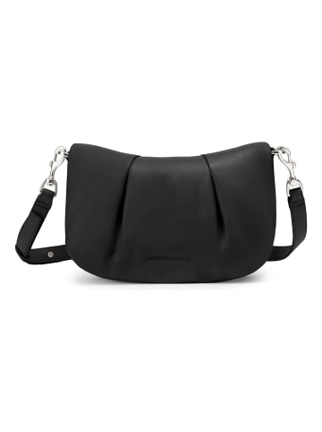 Les Visionnaires Maelle Essential Umhängetasche Leder 27 cm black