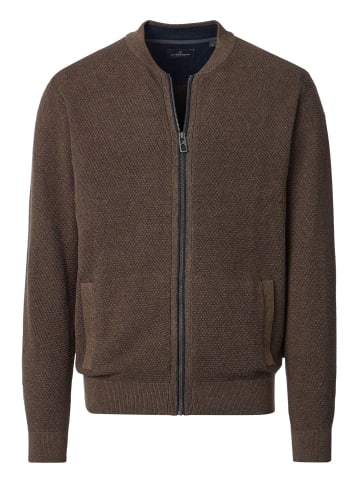 Casa moda Strickjacke Basic in Braun