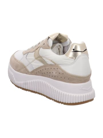 Voile Blanche Sportliche Schnürschuhe in Beige