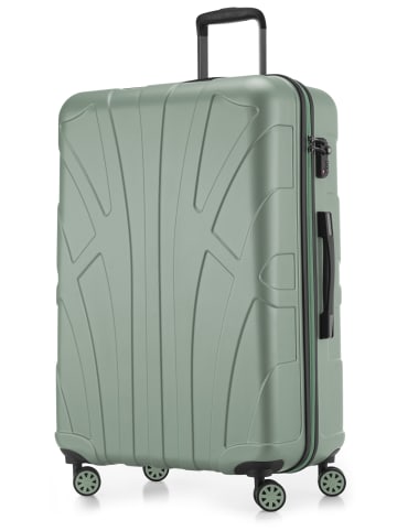suitline Großer Reisekoffer erweiterbar XL Koffer 4 Rollen TSA 110 L in Mint