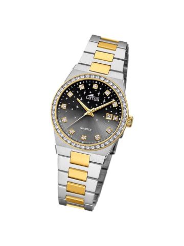 Lotus Chronograph-Armbanduhr Lotus Classic silber,gold mittel (ca. 31,5mm)
