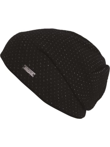 Eisglut Strickmütze in schwarz