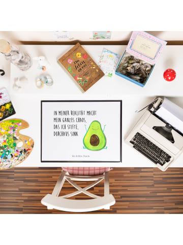 Mr. & Mrs. Panda schreibtischmatte Avocado Glücklich mit Spruch in Weiß
