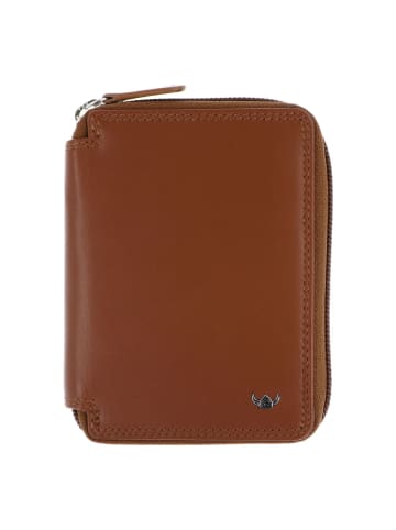 Golden Head Polo Geldbörse RFID Schutz Leder 12.5 cm cognac