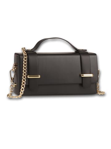 Toscanto Leder Handtasche Toscanto Tasche schwarz ca. 19cm