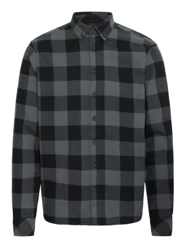 BLEND Langarmshirt mit Rundhalsausschnitt und aufgesticktem Logo in Schwarz
