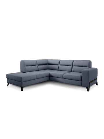 MF Design Cassada Recamiere Links in Marineblau -  (L) 237 x (B) 277 x (H) 100 cm