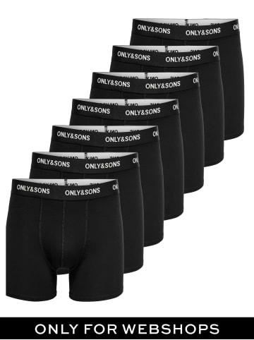 ONLY & SONS 7er-pack Shorts in Black 2