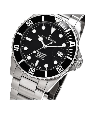 Revue Thommen Analoguhr für Herren in silber