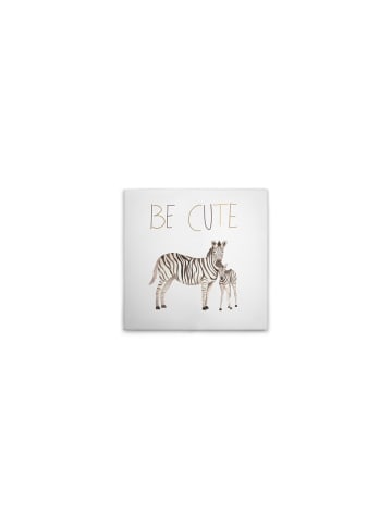 A.S. Création Leinwandbild Canvas Animal Family Beige