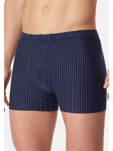 Schiesser Retro Short / Pant 95/5 Essentials - Cotton in Schwarz / blau