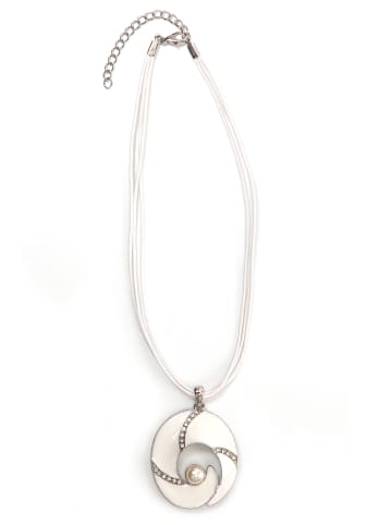 collezione alessandro Kurze Kette " Muriel " in weiß