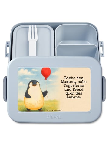Mr. & Mrs. Panda MEPAL Bentobox Pinguin Luftballon Design mit Sp... in Blau Pastell