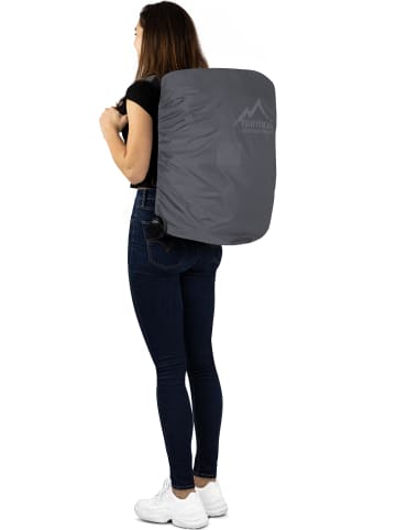 normani Rucksack mit Trolleyfunktion 37 L und Regenüberzug in Anthrazit