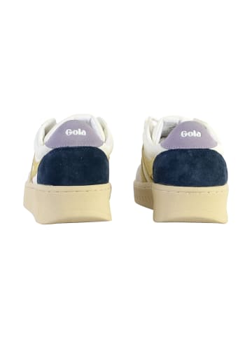 Gola Grandslam Trident Leder-Sneakers Weiß