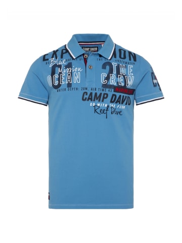 CAMP DAVID  Poloshirt in blau