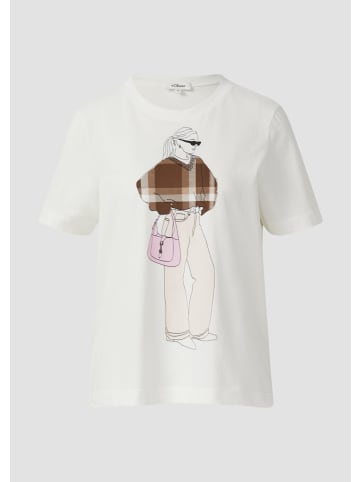 s.Oliver T-Shirt in 02D0_ecru