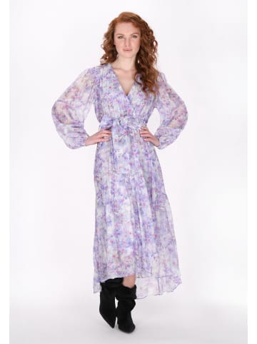 DreiMaster Women Dress in violet pink multicolor