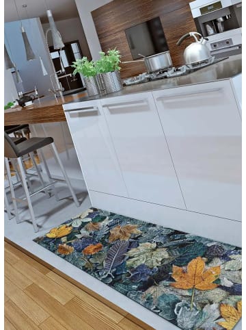 Atticgo Läufer RICCI FOLIAGE in blau