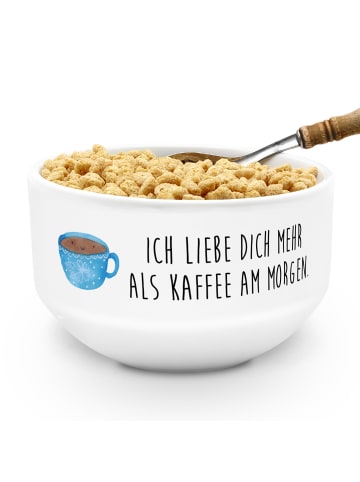 Mr. & Mrs. Panda Bowlschale Kaffee Tasse mit Spruch in Weiß