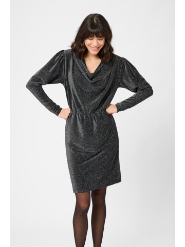 Kaffe Kleid KArita Slim fit in Silver Metallic Glitter