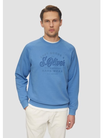 s.Oliver Sweatshirt in 55D1_royalblau