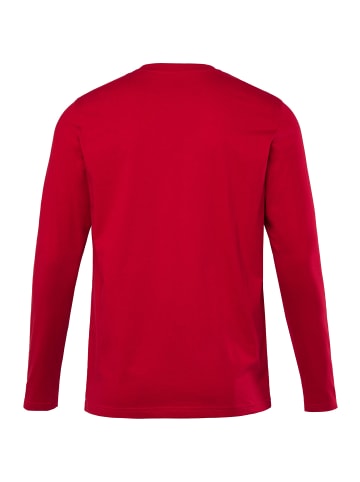 Men Plus Kurzarm T-Shirt in salsa