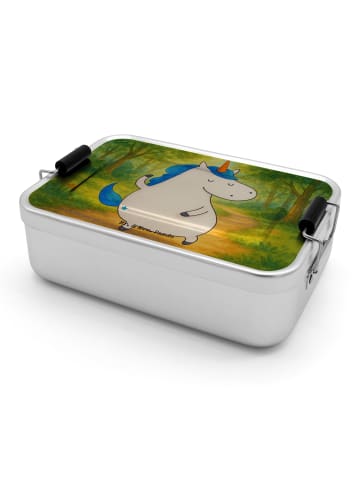 Mr. & Mrs. Panda Metall Lunchbox Einhorn Mann Design ohne Spruch in Weiß