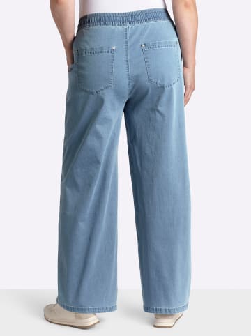 sheego Jeans in blue-bleached