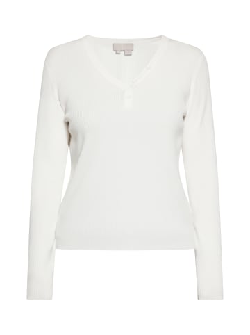 DreiMaster Klassik Women Sweater in Wollweiss