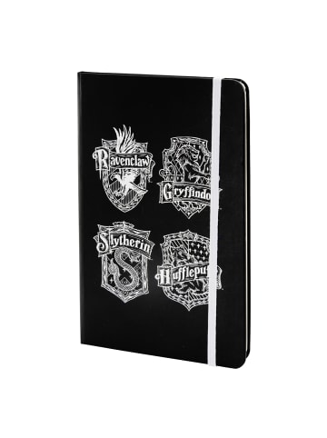 United Labels Harry Potter Notizbuch  - 4 Häuser Hardcover liniert in Mehrfarbig