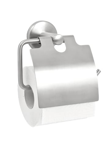 bremermann Toilettenpapierhalter PIAZZA 13,4 x 7,5 x 16,5 cm in Silber