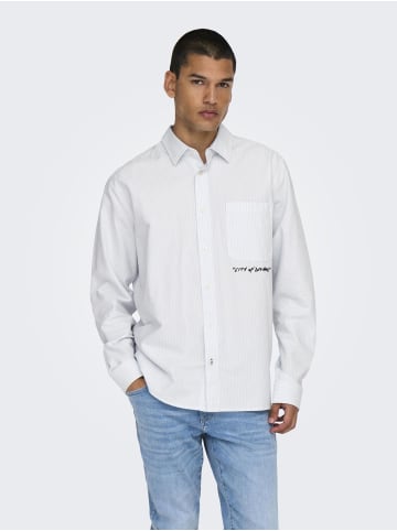 ONLY & SONS Hemd in White 1
