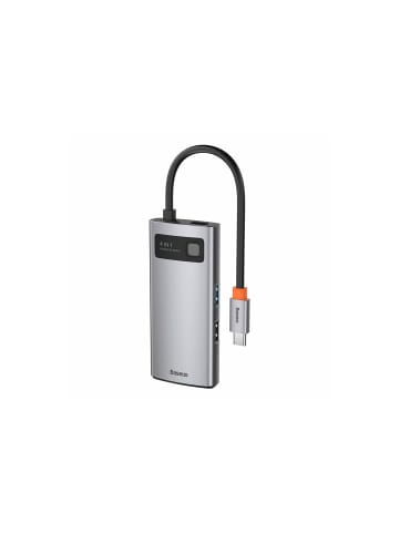 Baseus Baseus Metal Gleam 4in1 Multifunktions-HUB USB Typ C - in Grau