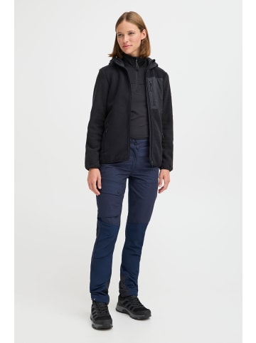 North Bend Fleecejacke NBMattea W in Schwarz