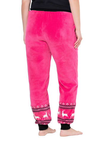Ulla Popken Loungewear Hose in pink