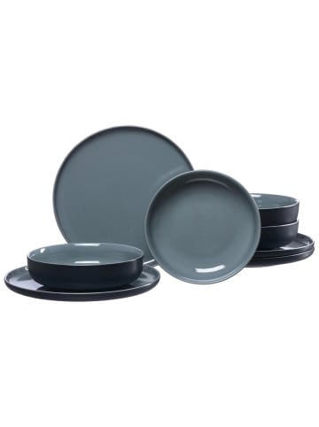 Ritzenhoff & Breker 8er Set Tafelservice Jasper in schwarz