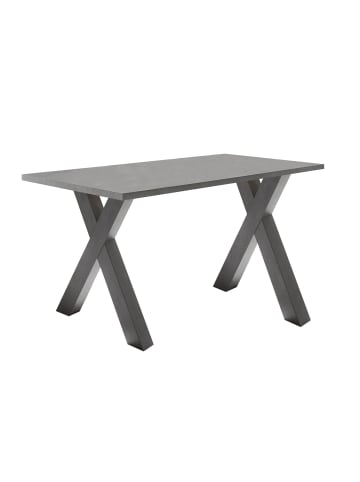 58 aufm Kessel SCHREIBTISCH Edie 5 140 x 70 x 75 Bürotisch graphit/graphit