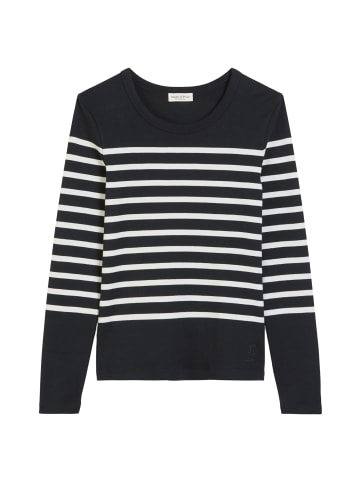 Marc O'Polo Gestreiftes Longsleeve slim in Dark Blue