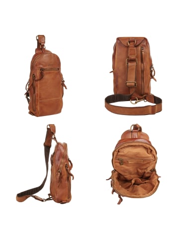 X-ZONE Crossover Bag in cognac