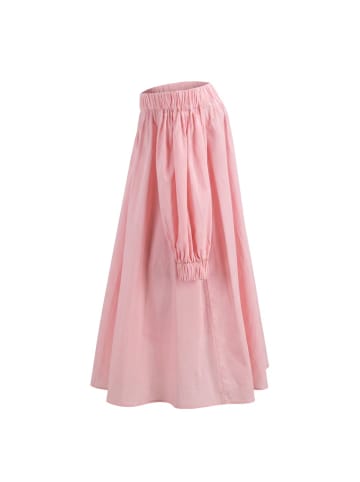 Pink Baumwolle Damen Kleid