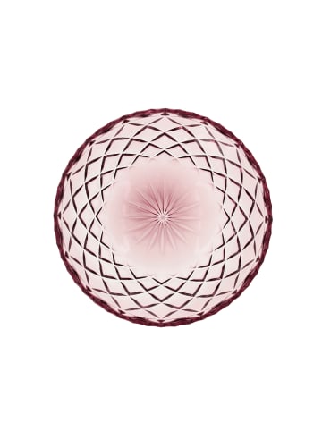 Lyngby Glas Teller Sorrento in Pink