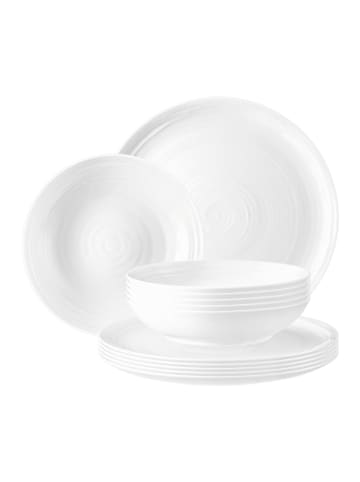 Seltmann Weiden 12er Set Tafelservice Terra in Weiß