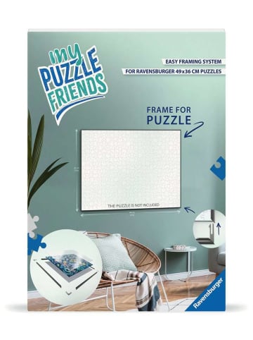 Ravensburger Zubehör Puzzlezubehör - Puzzle-Rahmen, weiß Ab 12 Jahre in bunt