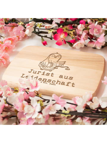Mr. & Mrs. Panda Hackbrett Jurist Leidenschaft mit Spruch in Transparent